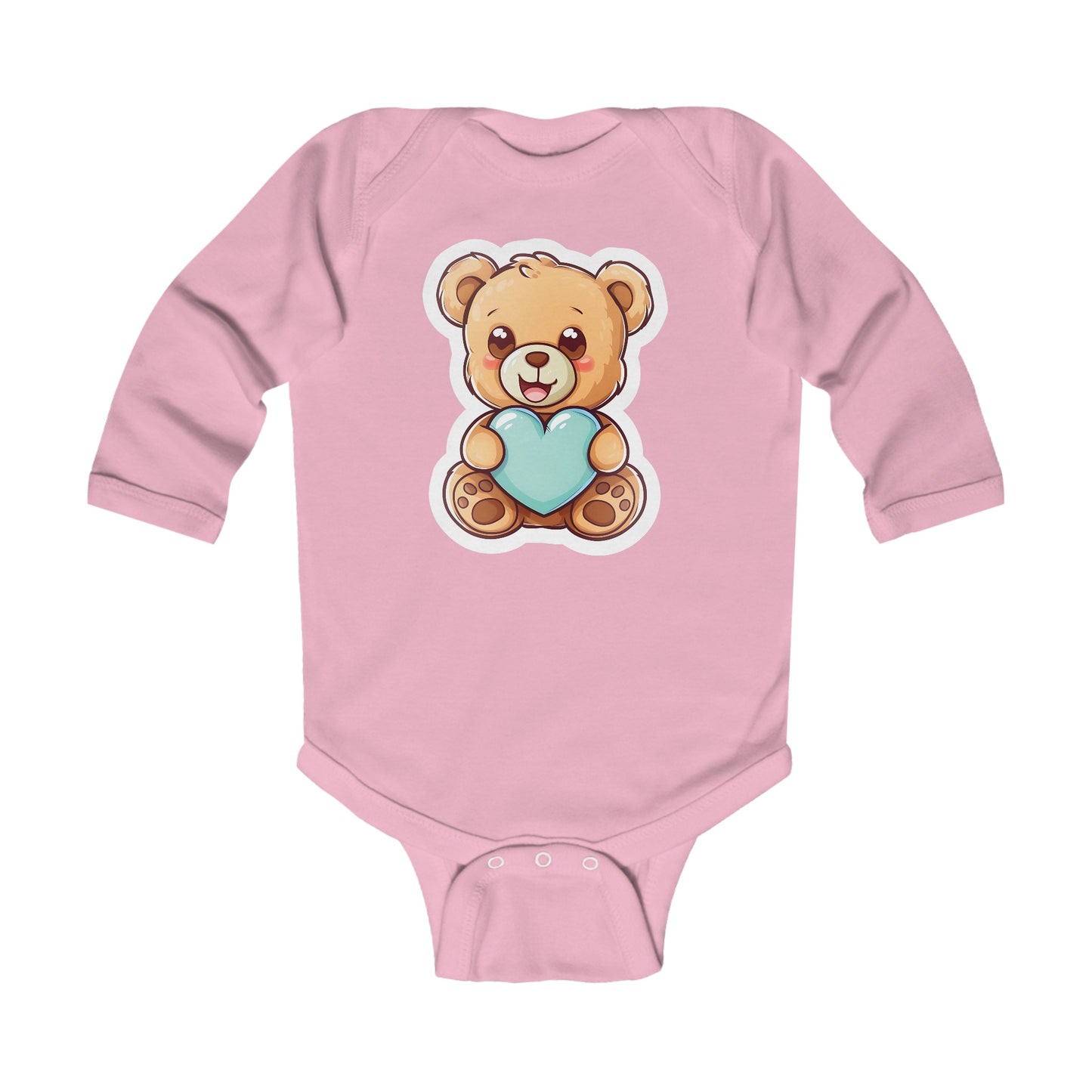 Infant Long Sleeve Bodysuit Bear Cute