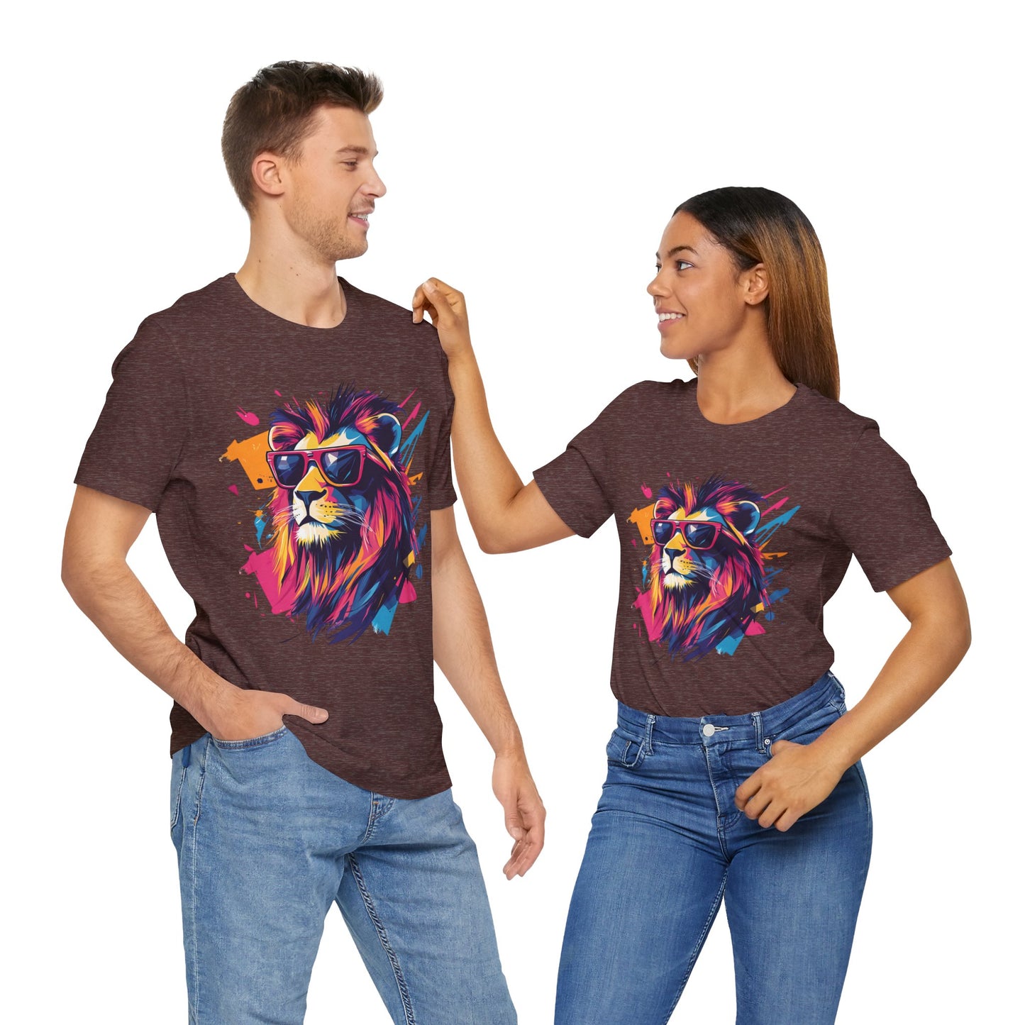 Unisex 100% Cotton High Definition T-Shirt - Flash Lion