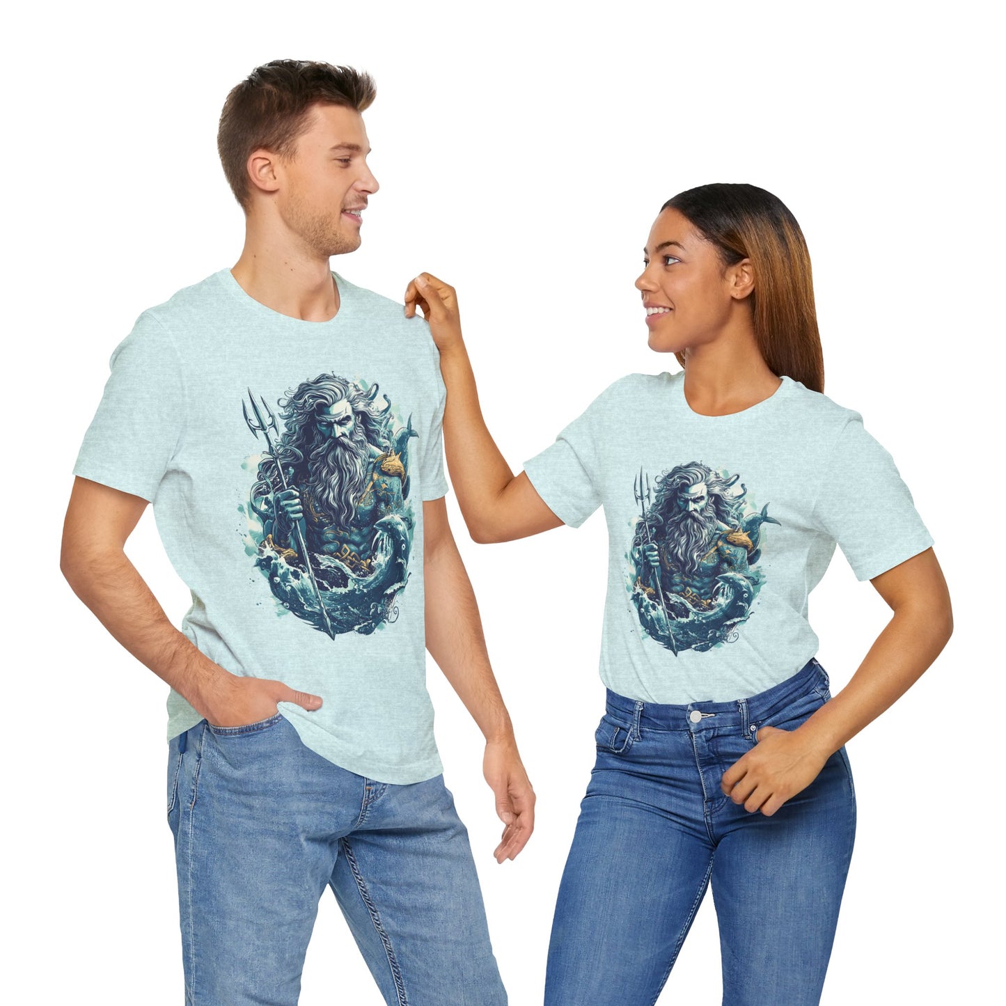 Unisex Jersey Short Sleeve Tee - Poseidon: King of the Seas