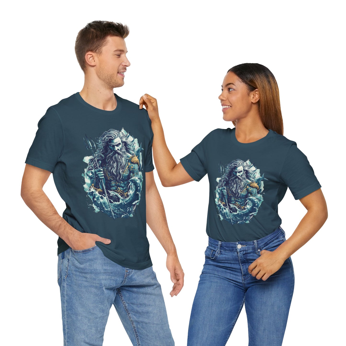 Unisex Jersey Short Sleeve Tee - Poseidon: King of the Seas