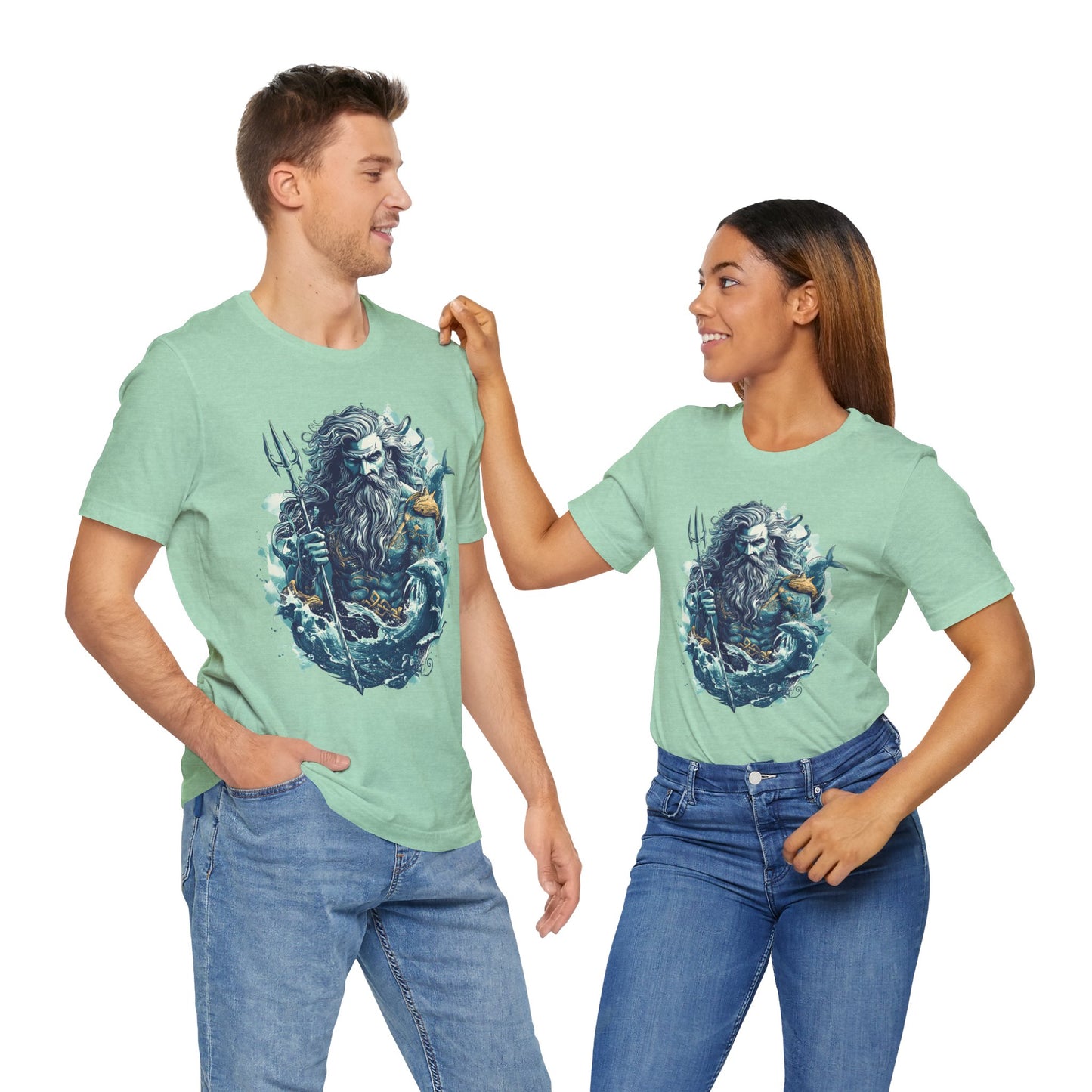 Unisex Jersey Short Sleeve Tee - Poseidon: King of the Seas