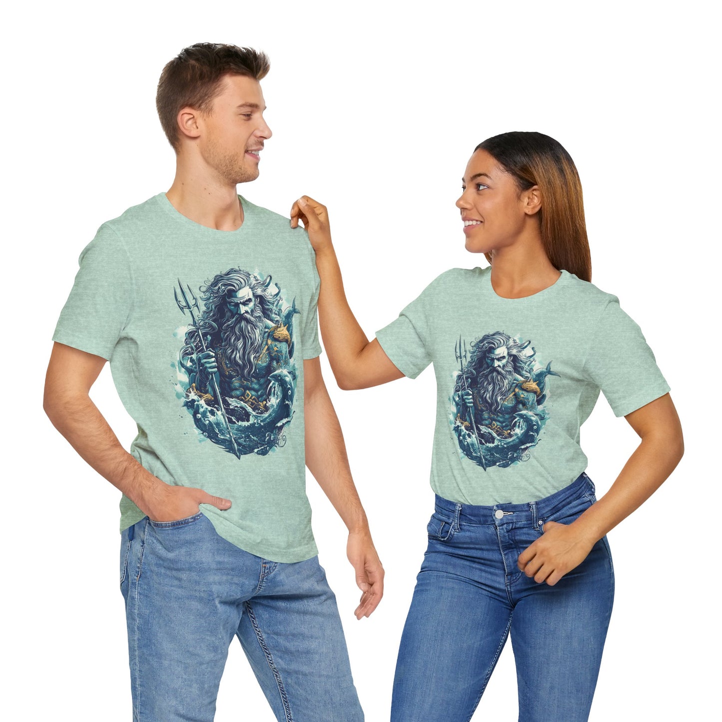 Unisex Jersey Short Sleeve Tee - Poseidon: King of the Seas