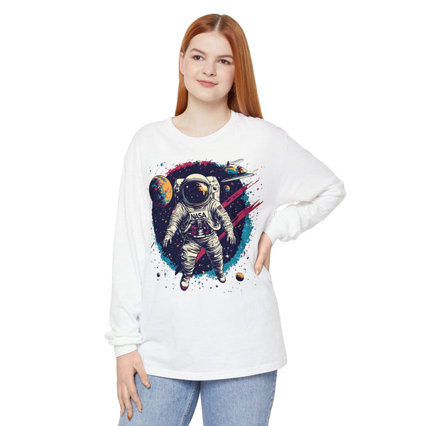 Unisex 100% Cotton High Definition Long Sleeve T-Shirt - Black Hole