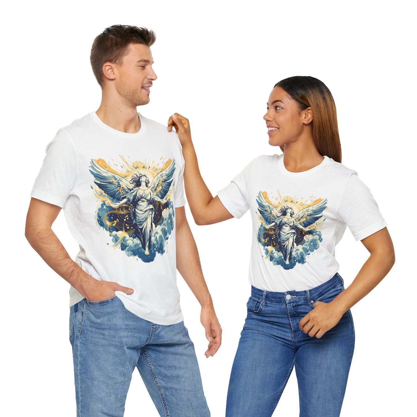 Unisex Jersey Short Sleeve Tee - Praying Angel