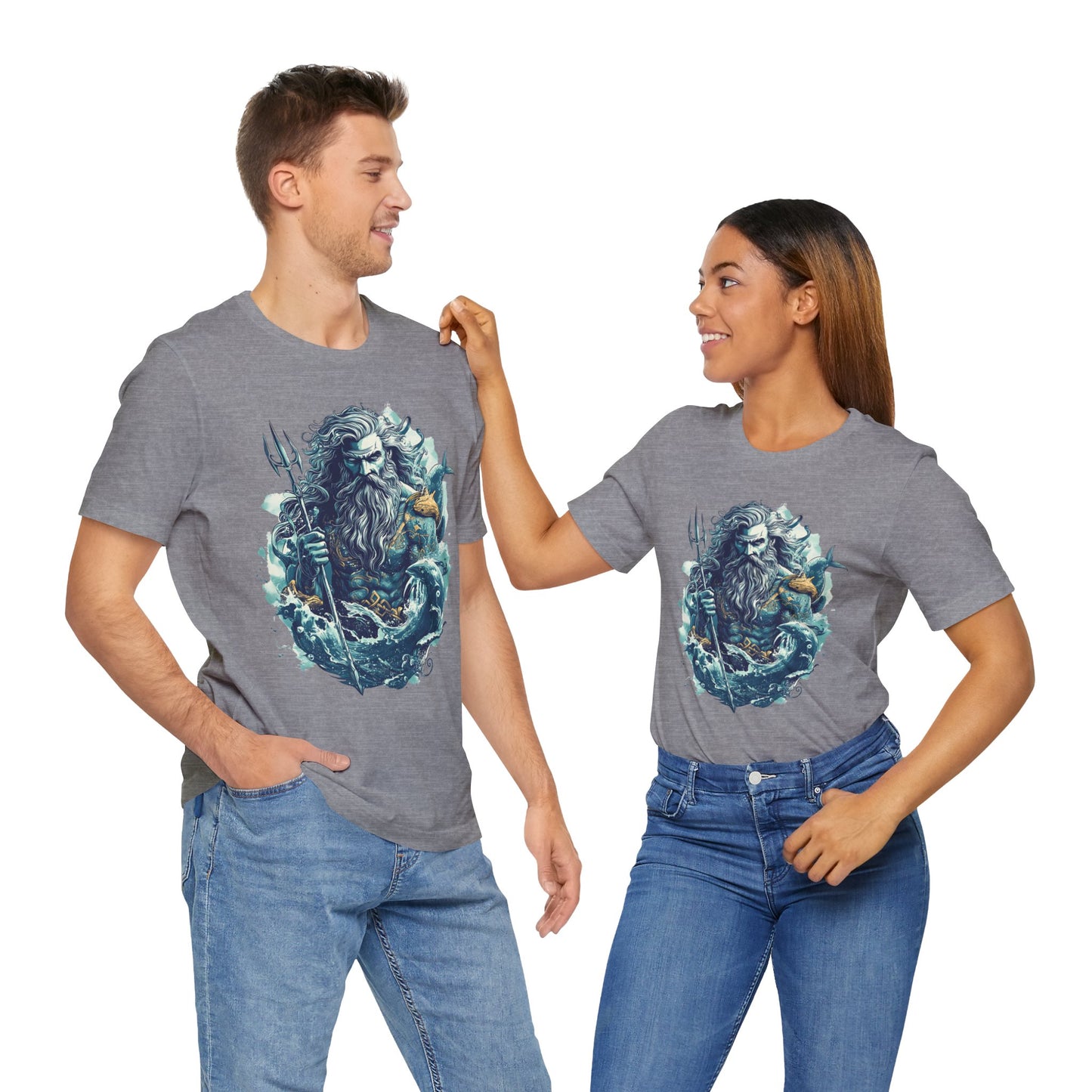 Unisex Jersey Short Sleeve Tee - Poseidon: King of the Seas