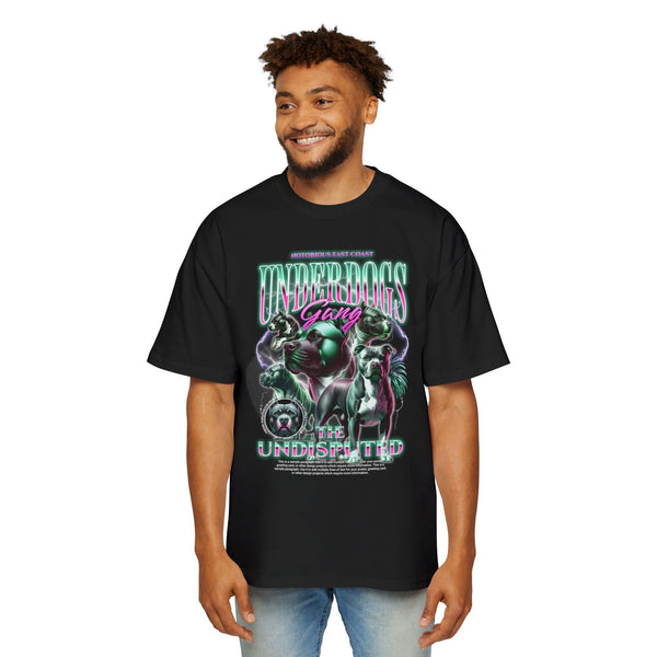 Men's Heavy Oversized Tee 100% Cotton High Definition - Underdogs