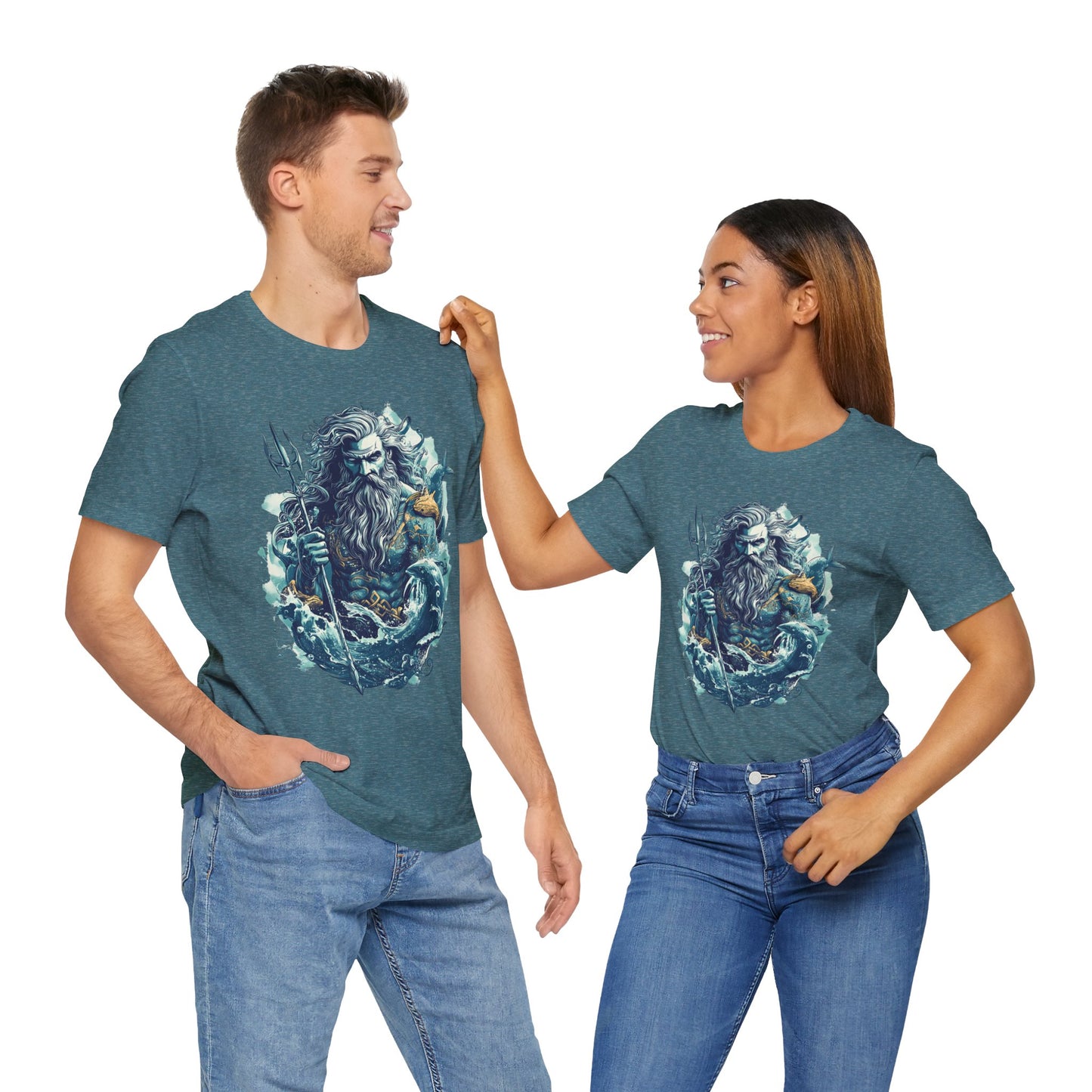 Unisex Jersey Short Sleeve Tee - Poseidon: King of the Seas