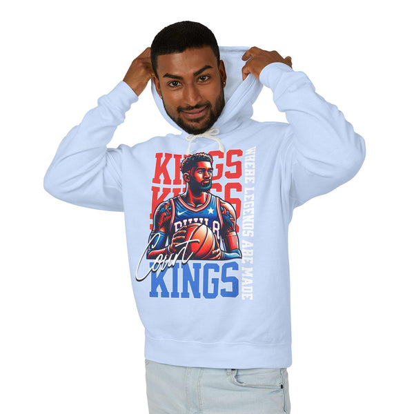 Unisex Lightweight Hooded Sweatshirt 100% Cotton High Definition - Basketball Kings