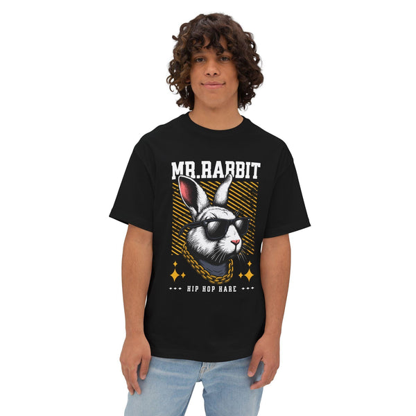 Unisex Oversized Boxy Tee 100% Cotton High Definition - Mr. Rabbit