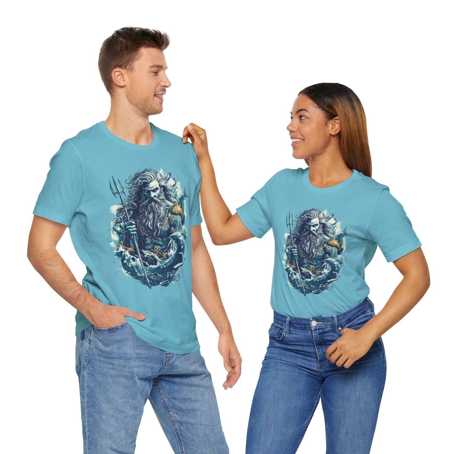 Unisex Jersey Short Sleeve Tee - Poseidon: King of the Seas