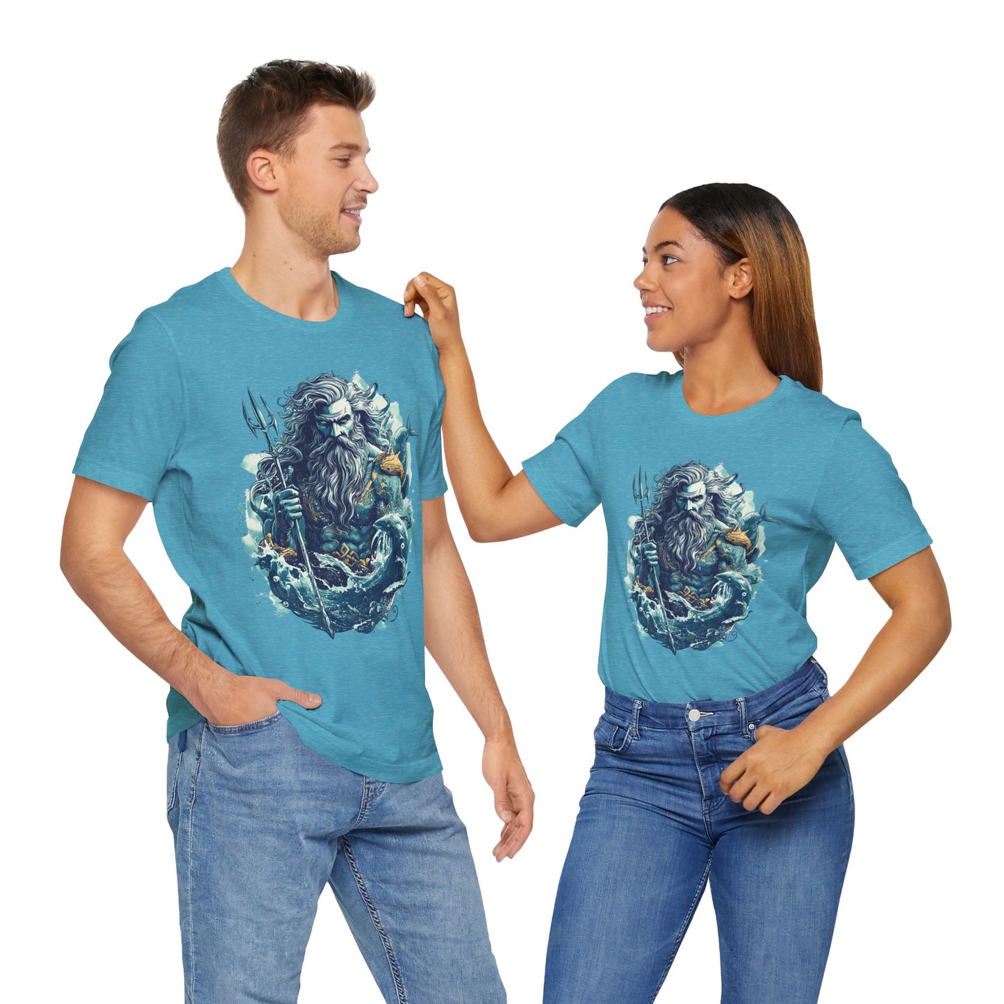 Unisex Jersey Short Sleeve Tee - Poseidon: King of the Seas