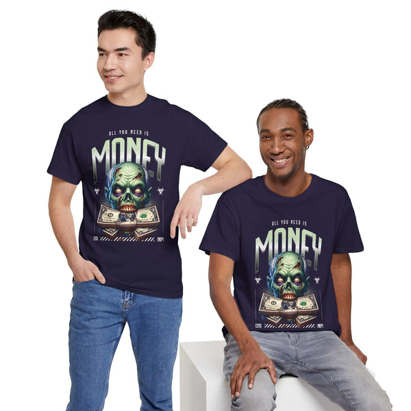 Unisex 100% Cotton High Definition T-Shirt - Money Zombie