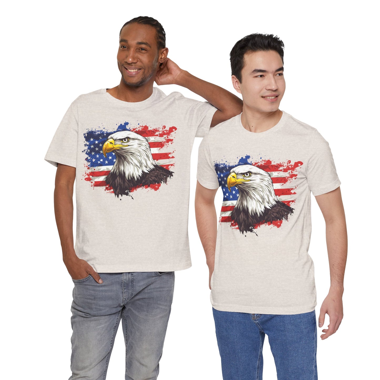 Unisex 100% Cotton High Definition T-shirt - United States Eagle