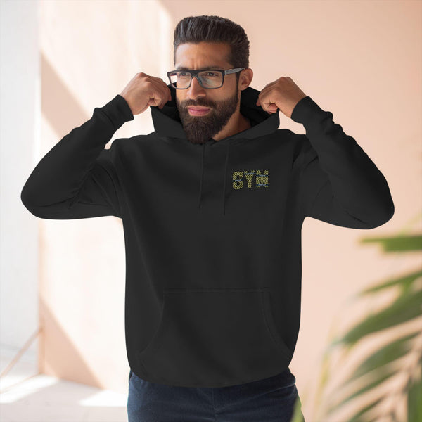 Unisex 100% Cotton High Definition Oversize Fitness Hoodie - GYM