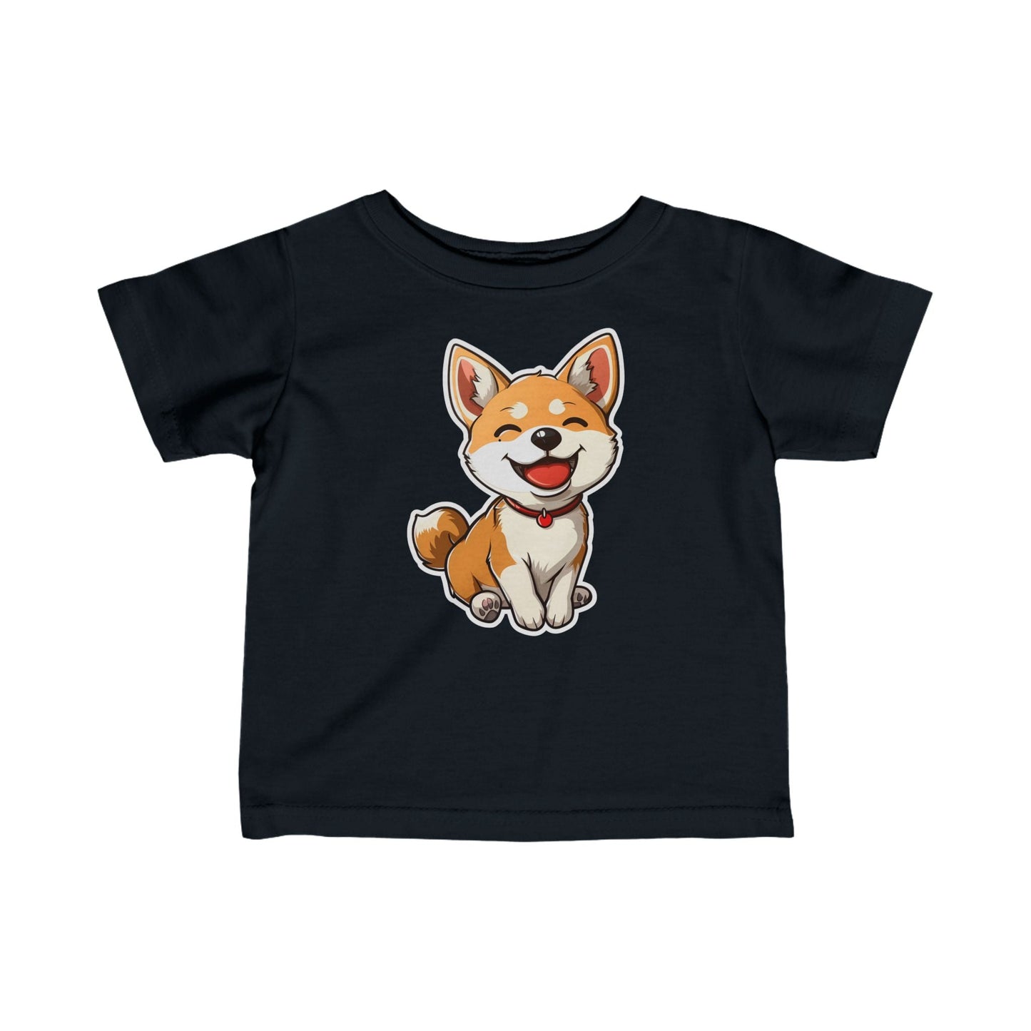 Pack of 2 T-Shirts 100% Cotton in High Definition for Babies - Happy Dog