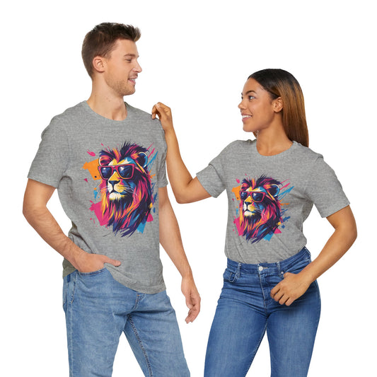 Unisex 100% Cotton High Definition T-Shirt - Flash Lion