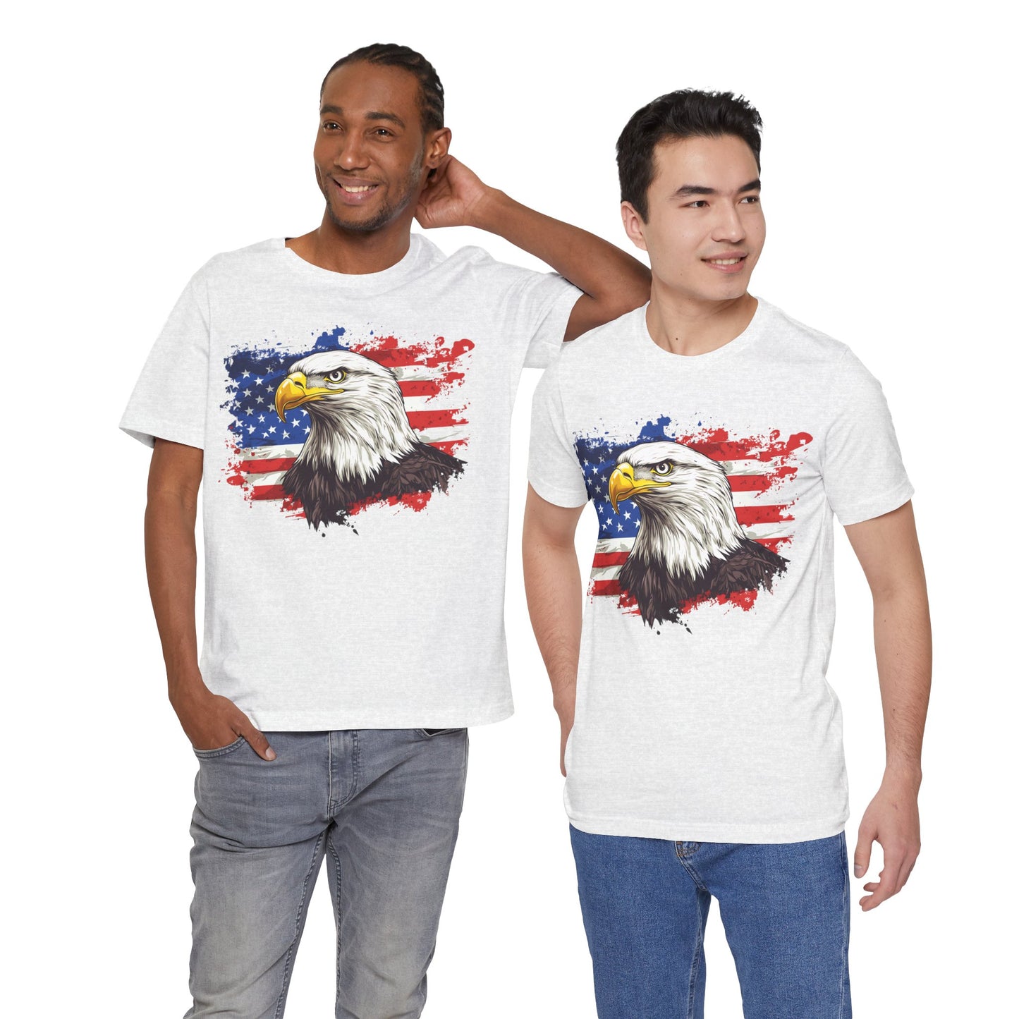 Unisex 100% Cotton High Definition T-shirt - United States Eagle