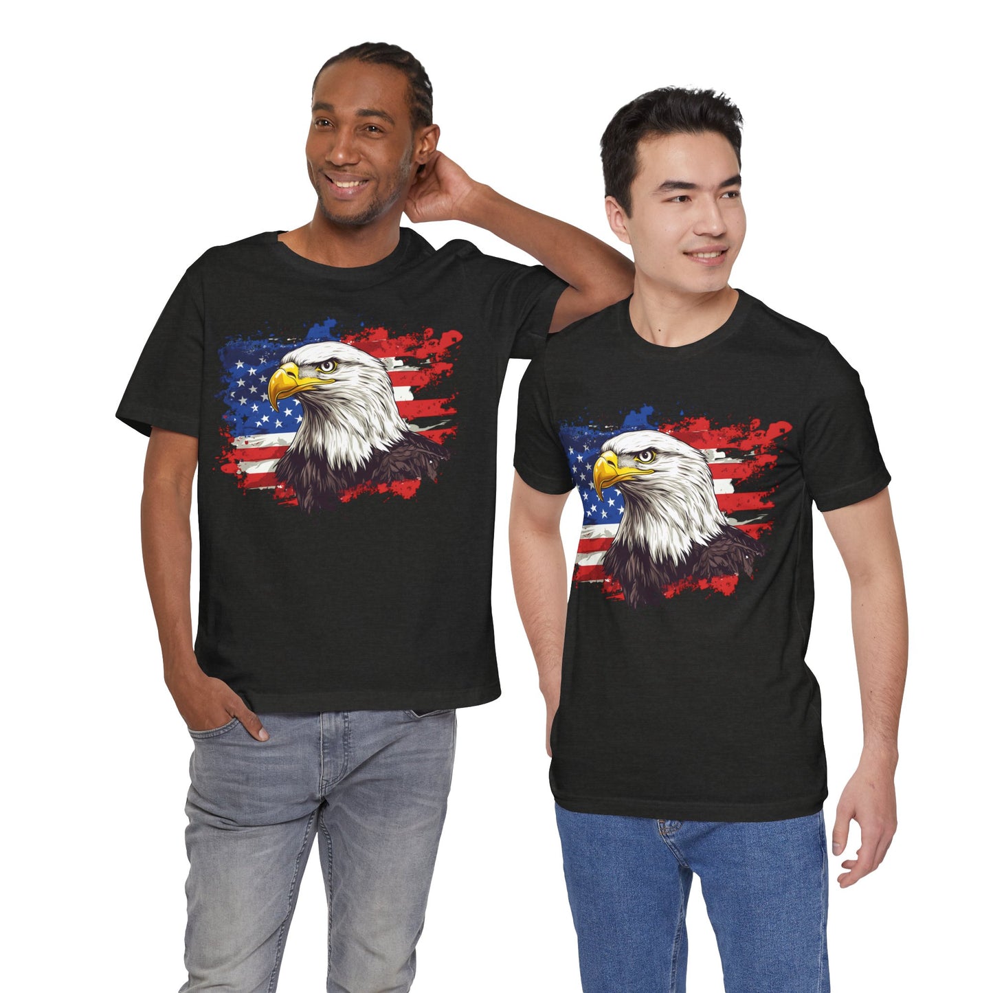 Unisex 100% Cotton High Definition T-shirt - United States Eagle