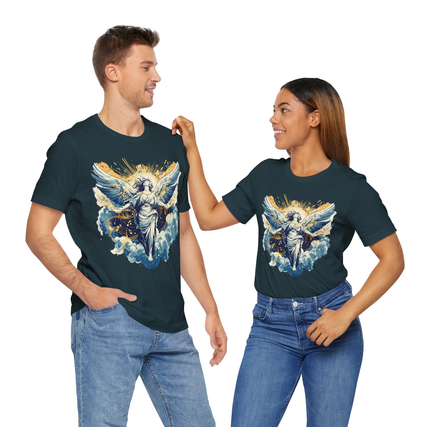 Unisex Jersey Short Sleeve Tee - Praying Angel