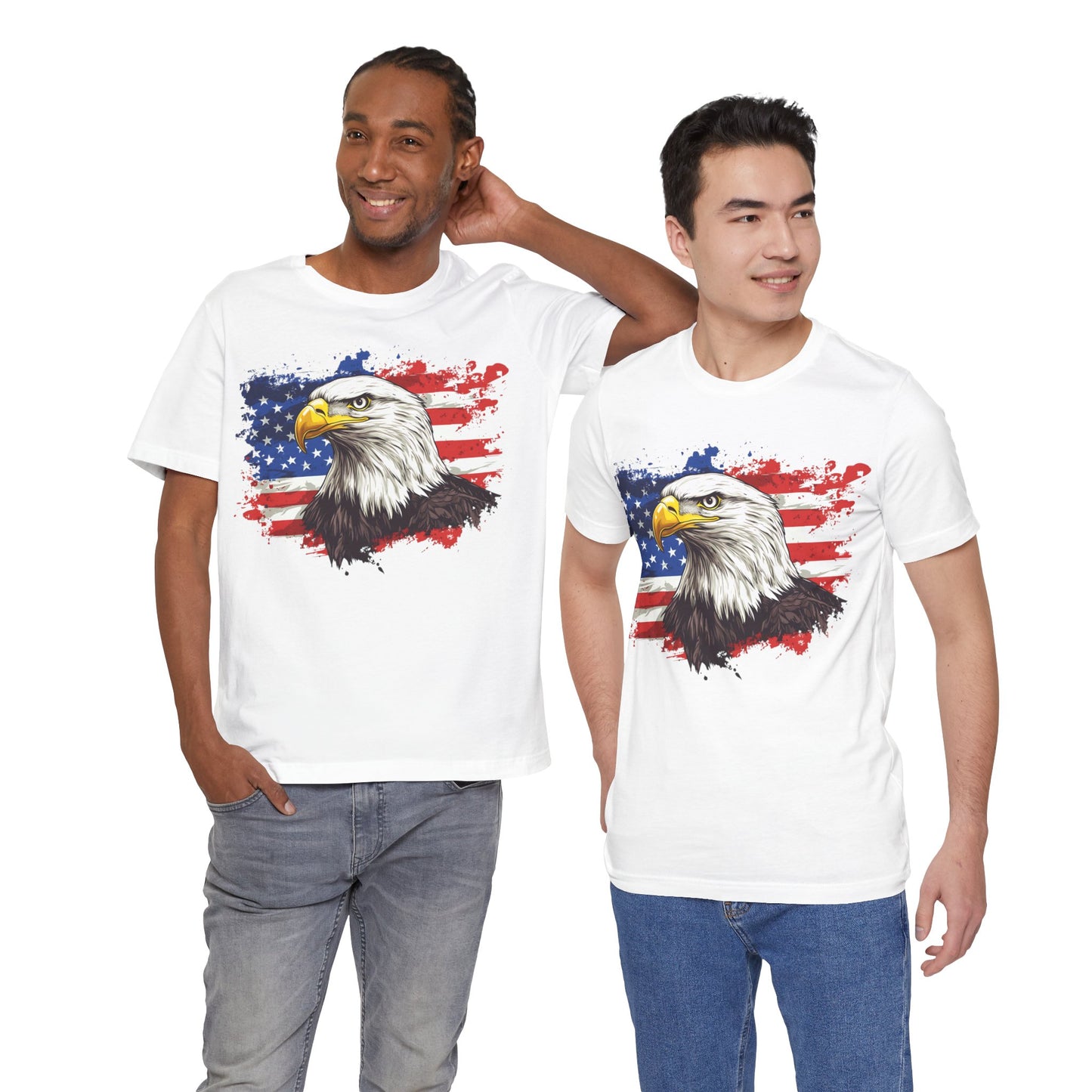 Unisex 100% Cotton High Definition T-shirt - United States Eagle