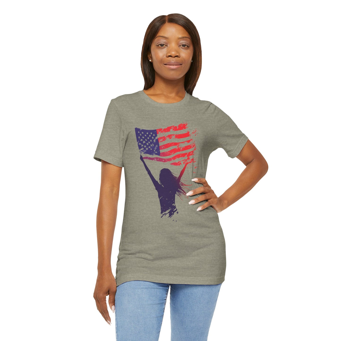 Women's T-shirt 100% Cotton in High Definition – Patriot Woman