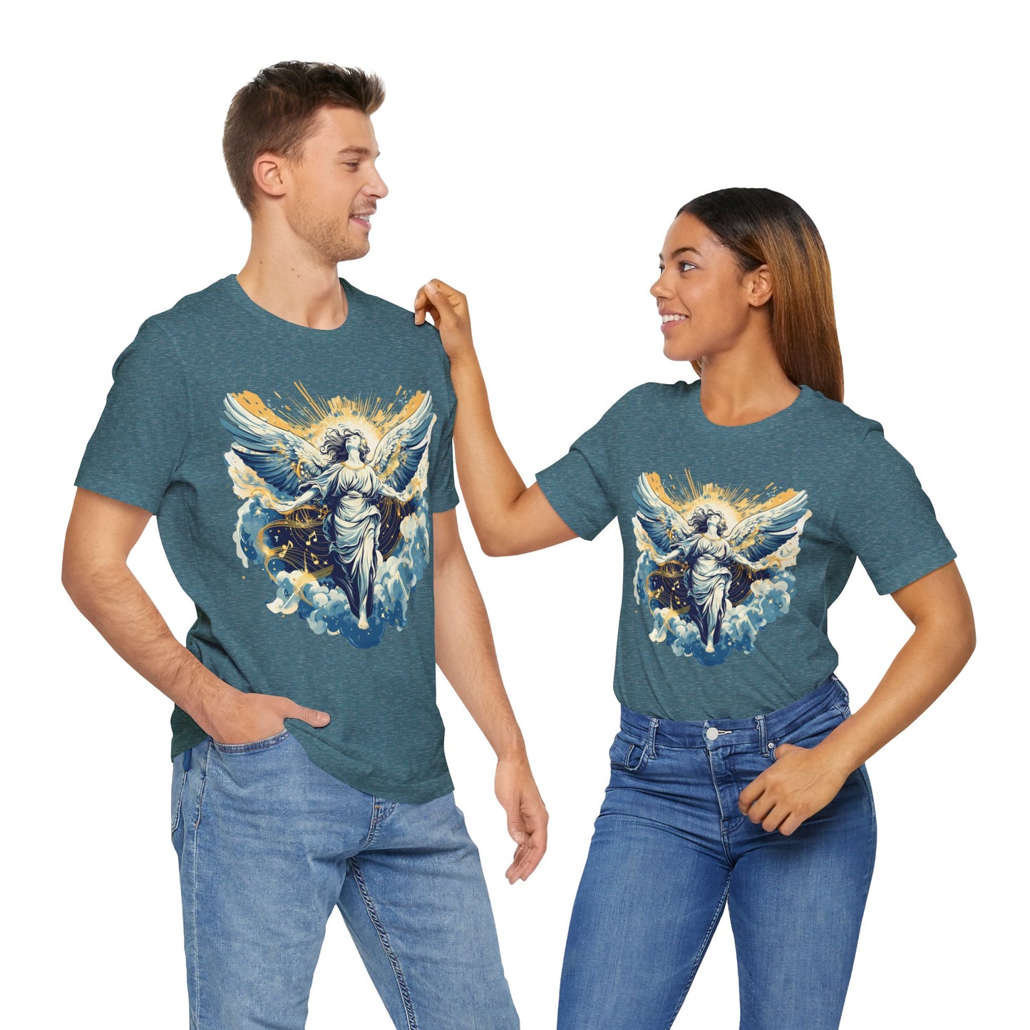 Unisex Jersey Short Sleeve Tee - Praying Angel