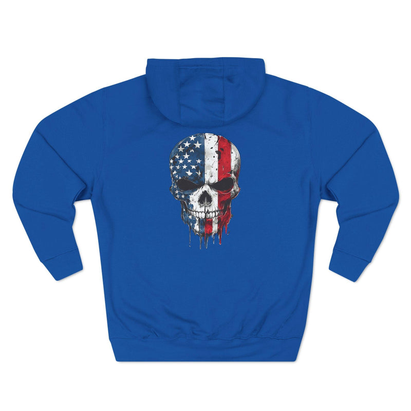 Comfortable Hoodie with High-Resolution Design - American Skull