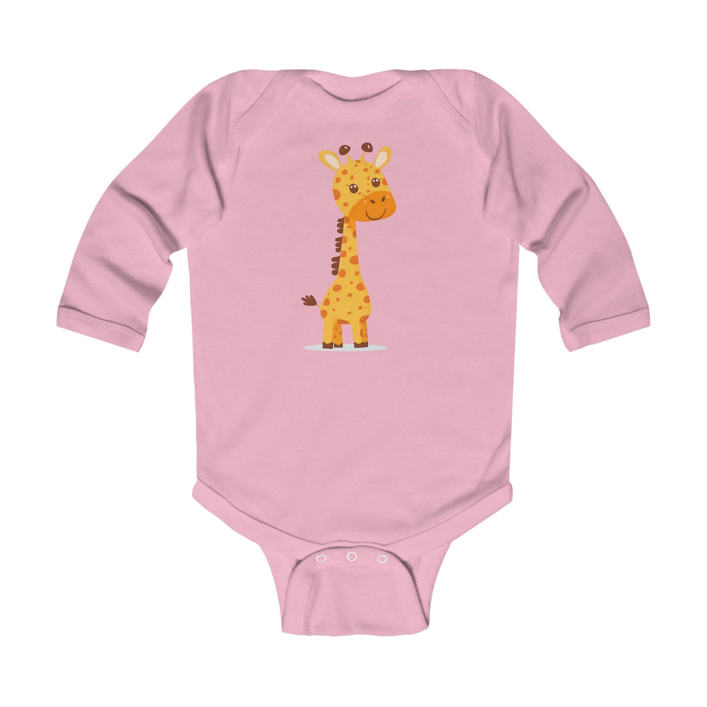 Infant Long Sleeve Bodysuit Giraffe Cute