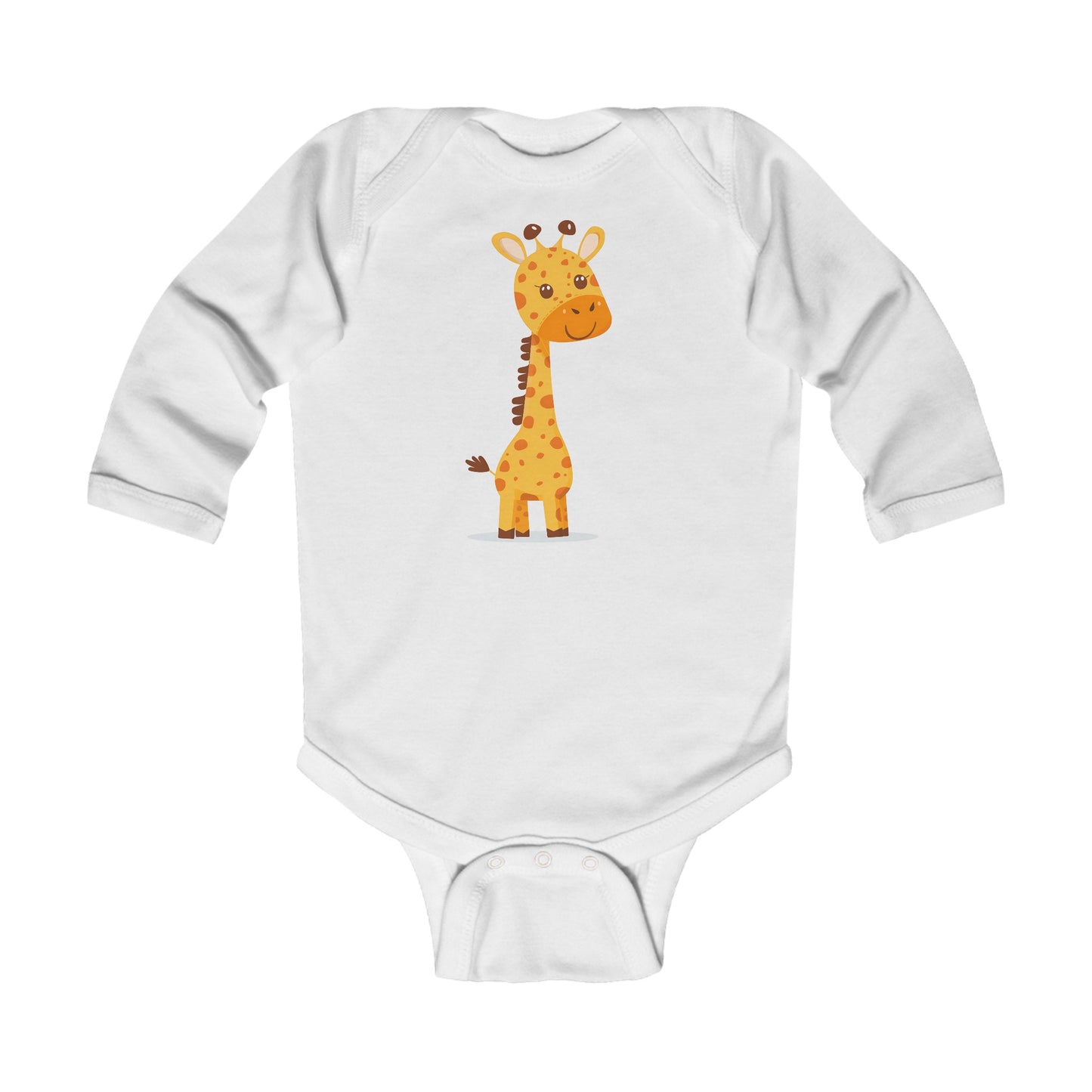 Infant Long Sleeve Bodysuit Giraffe Cute