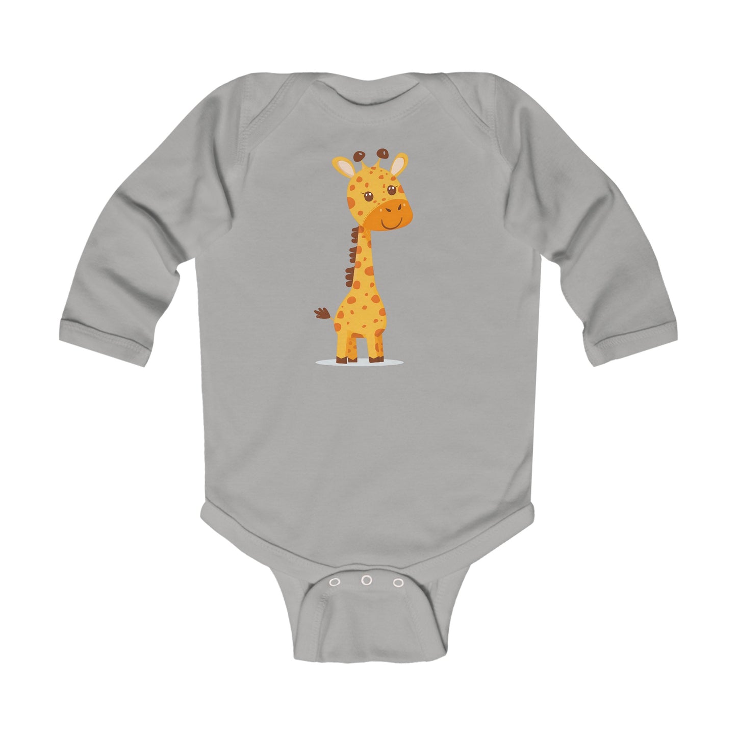 Infant Long Sleeve Bodysuit Giraffe Cute