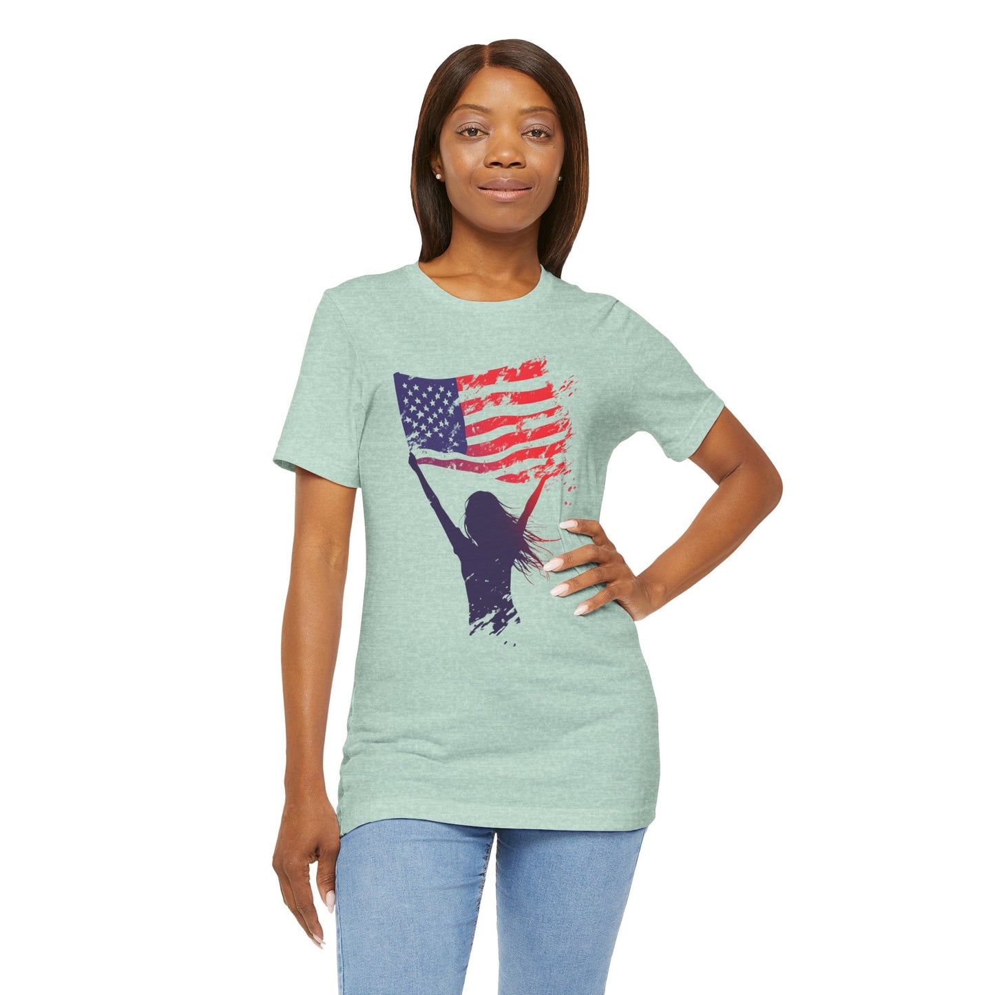 Women's T-shirt 100% Cotton in High Definition – Patriot Woman