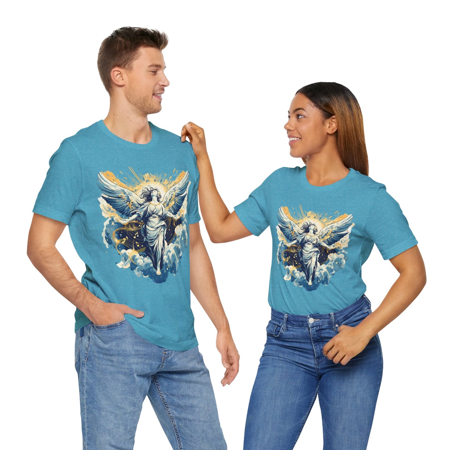 Unisex Jersey Short Sleeve Tee - Praying Angel