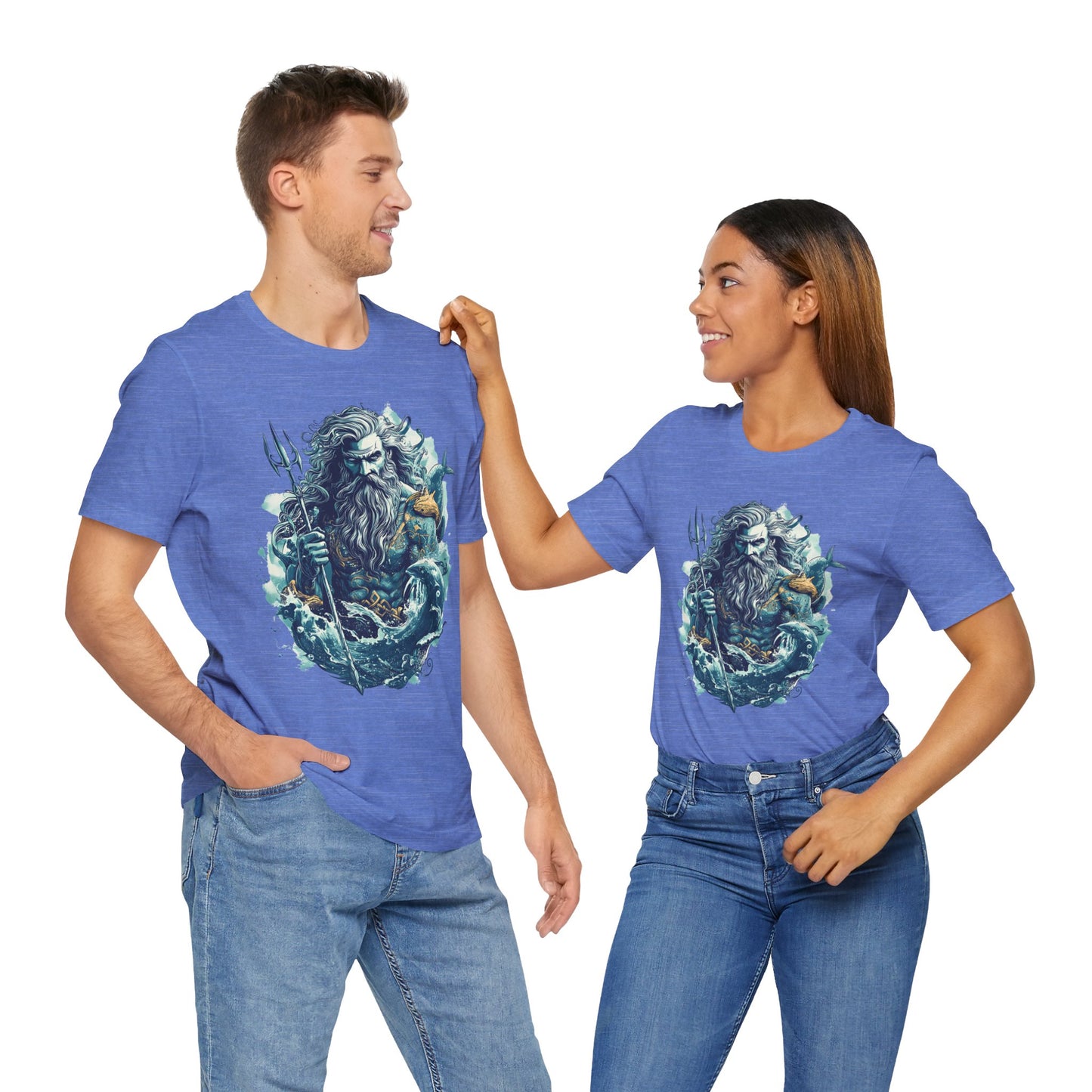 Unisex Jersey Short Sleeve Tee - Poseidon: King of the Seas