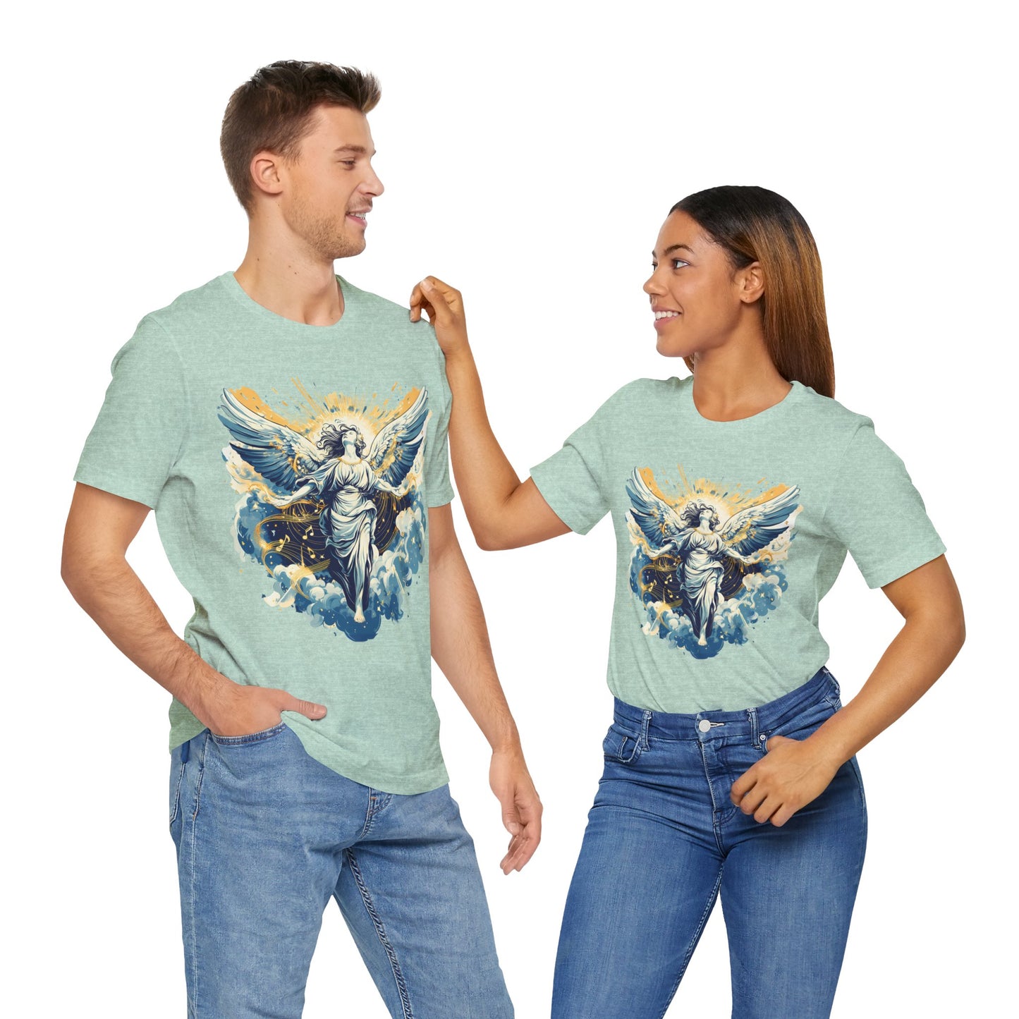 Unisex Jersey Short Sleeve Tee - Praying Angel