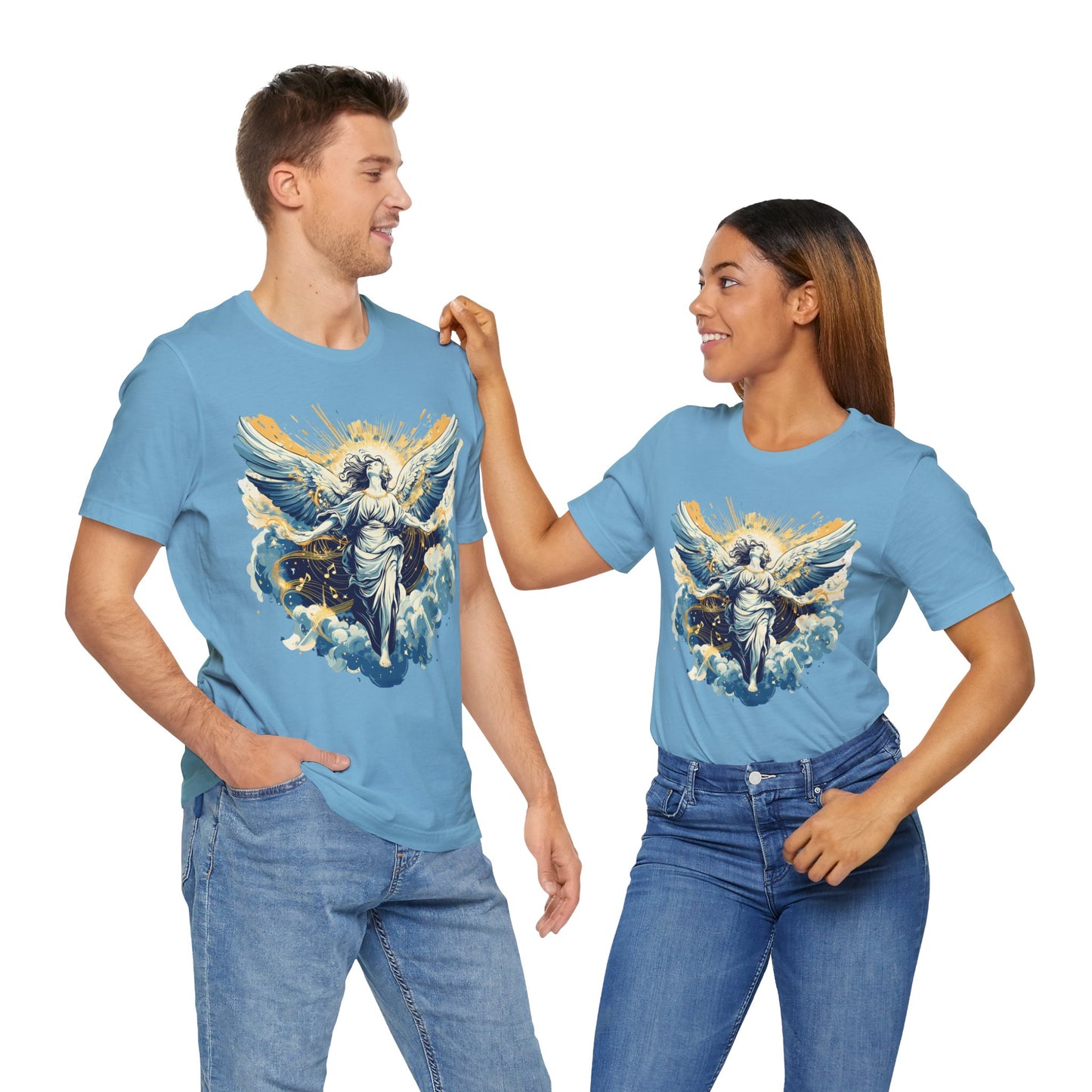 Unisex Jersey Short Sleeve Tee - Praying Angel