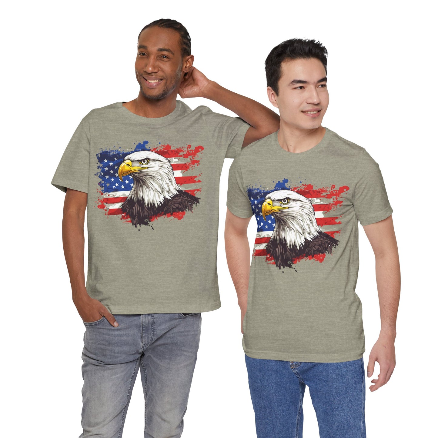 Unisex 100% Cotton High Definition T-shirt - United States Eagle