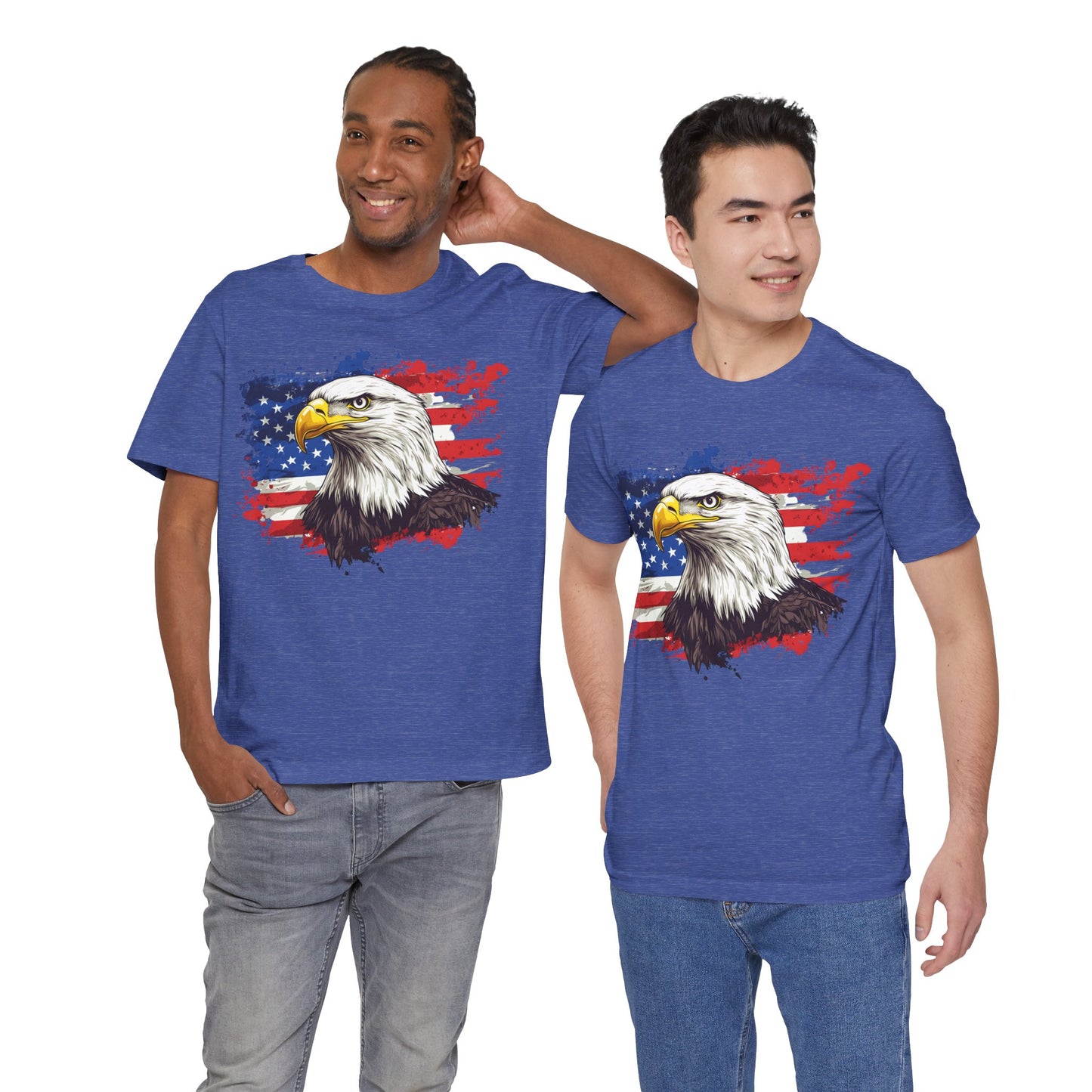 Unisex 100% Cotton High Definition T-shirt - United States Eagle