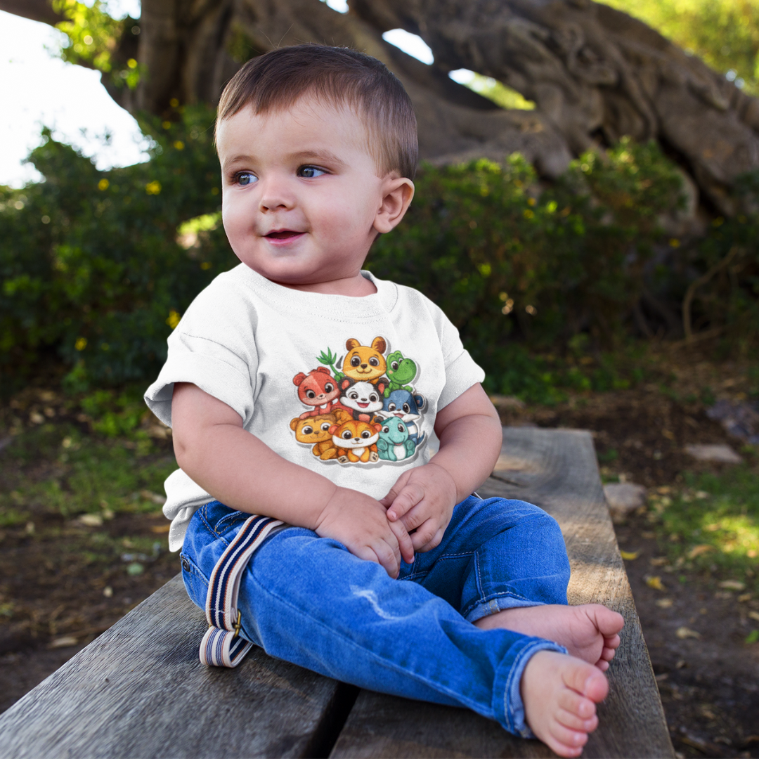 Cute Animals Baby Tshirt